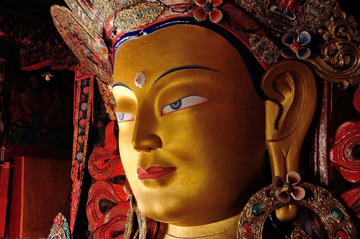 Buddha der Zukunft: Maitreya in Thikse