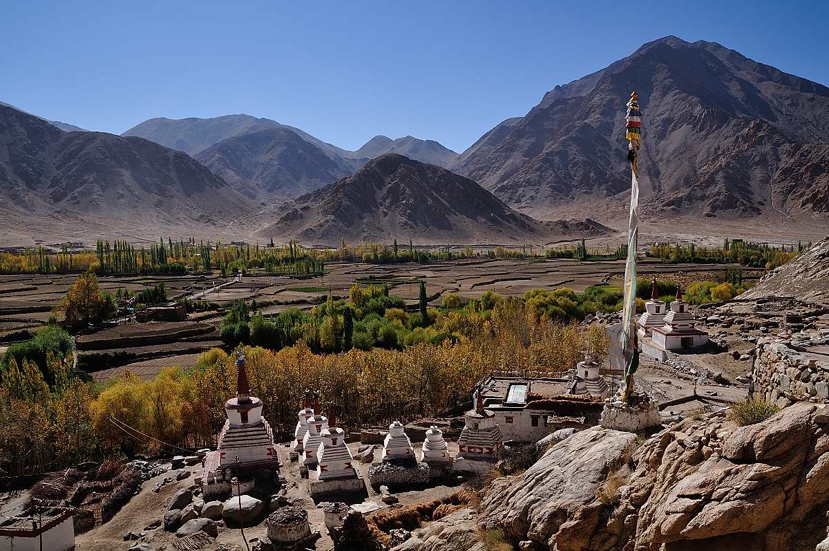 Tsörten beim Kloster Phiang
